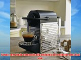 Nespresso by Krups Pixie Coffee Machine - Stainless Steel