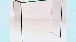 CURVED GLASS CONSOLE TABLE