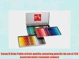 Caran D'Ache Pablo artists quality colouring pencils tin set of 120 assorted water resistant