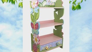 Teamson Magic Garden Book Shelf with Drawer