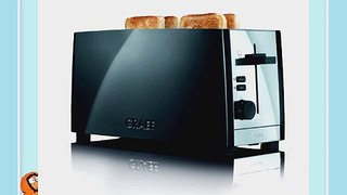 Graef Stainless Steel Toaster Gloss 1380 Watt Black