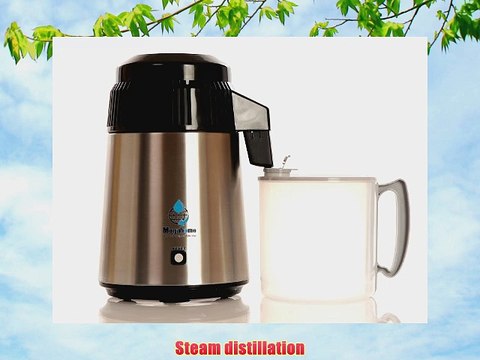 Water Distiller with Polypropylene Collection Bottle