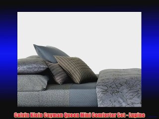 Calvin Klein Cayman Queen Mini Comforter Set - Lupine