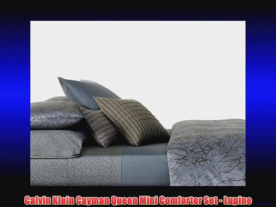 Calvin Klein Cayman Queen Mini Comforter Set - Lupine