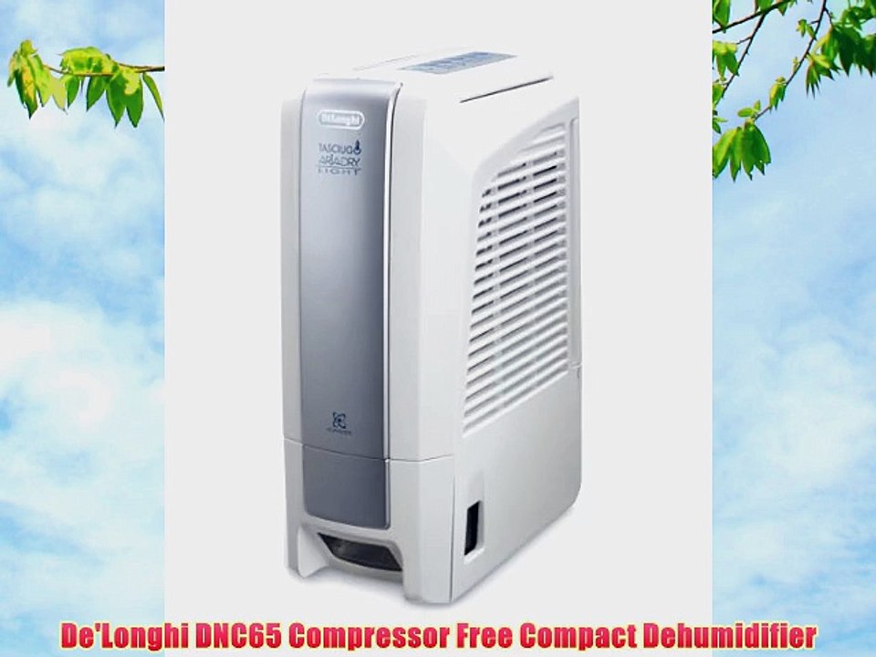 De'Longhi DNC65 Compressor Free Compact Dehumid...