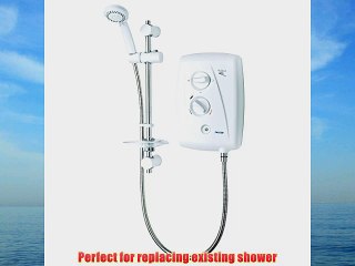 Triton T80Z Fast-Fit 7.5Kw Electric Shower - White and Chrome