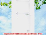 Fridgemaster MCF98 Freestanding Chest Freezer - White