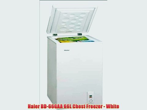 Haier BD-66GAA 66L Chest Freezer - White
