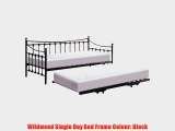 Wildwood Single Day Bed Frame Colour: Black