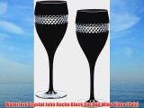 Waterford Crystal John Rocha Black Cut Red Wine Glass (Pair)