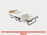 JAY-BE Impression Single Folding Guest Bed with Memory Foam Mattress