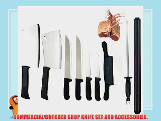 COMMERCIAL BUTCHER SHOP KNIFE SET DOLOMITEN INOX