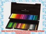 Faber-Castell 120 Polychromos Artist Colour Pencils in Wenge-Stained Wooden Case
