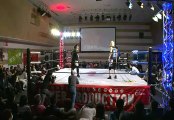 Shuji Kondo & Daiki Inaba vs. NOSAWA Rongai & MAZADA (Wrestle-1)