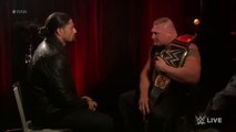 Roman Reigns and Brock Lesnar meet face to face- Dailymotion