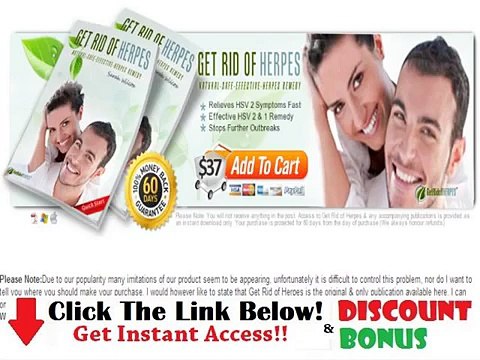Get Rid Of Herpes Ebook Free & How To Get Rid Of Herpes Sores Quickly