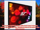 Elite Screens ER103WH1Wide Sable Fixed Frame Projection Screen 103Inch Diag 2351 Viewing 40Inch H X 95Inch W Cine White