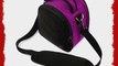 VG Plum Purple Laurel DSLR Camera Carrying Bag with Removable Shoulder Strap for Nikon Coolpix