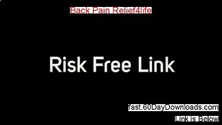 Back Pain Relief4life review and instant acess