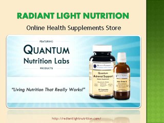 Improve Your Health With Quantum Nutrition Labs Supplement