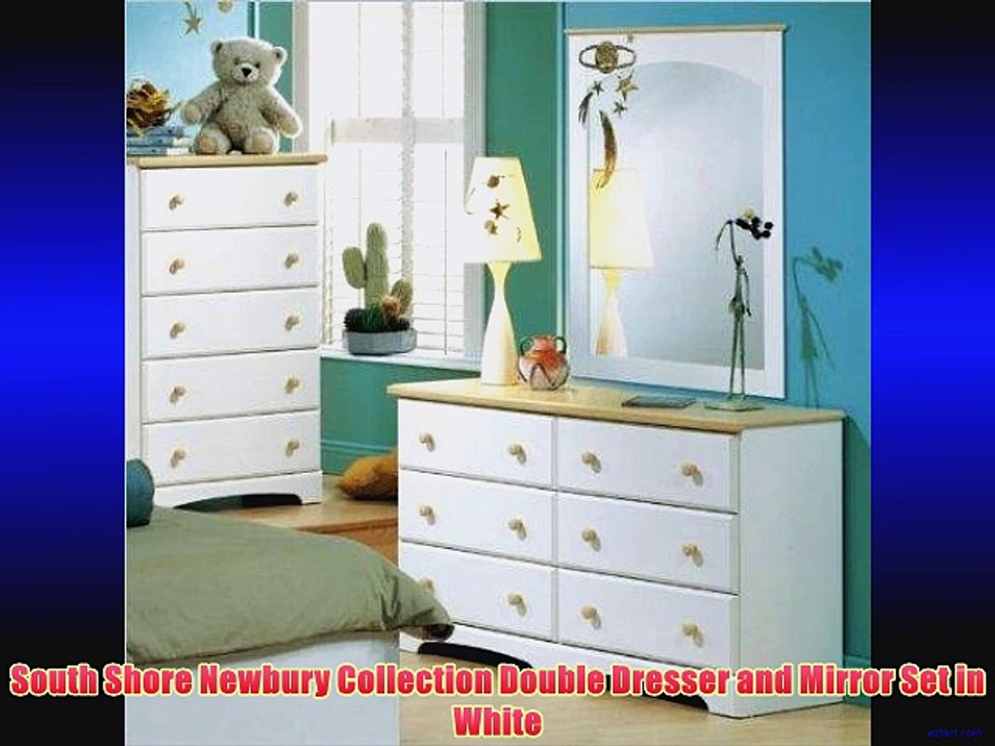 South Shore Newbury Collection Double Dresser And Mirror Set In