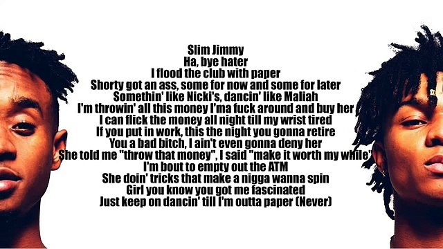 Rae Sremmurd ft Nicki Minaj Young Thug - Throw Sum Mo (lyrics by @koukibouziane )