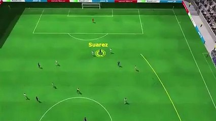 Luis Suarez'in Barcelona'yı Real Madrid karşısında 2-1 öne geçiren golü