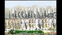 Islamabad Army navy jets present flypast in Pakistan Day Splendid parade started