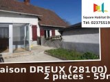 A louer - Maison/villa - DREUX (28100) - 2 pièces - 59m²