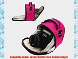 MAGENTA HOT PINK Compact Entry Level Canon Camera Bag for Canon EOS Rebel T5i T3 T3i T2i T1i