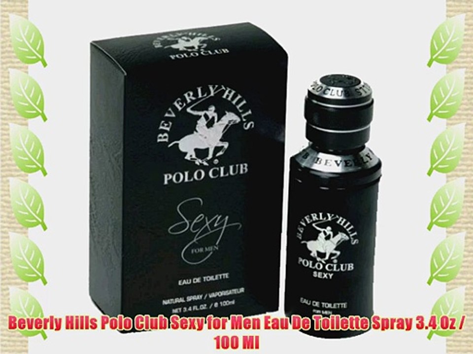 Beverly Hills Polo Club Sexy Eau de Toilette Spray for Men 3.4 Ounce
