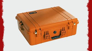 Pelican 1600 Case with Foam for Camera (Orange)