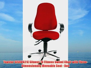 Topstar SI59UG21E Sitness 10 Fitness Swivel Chair with Three-Dimensionally Moveable Seat -