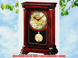 SEIKO WOODEN PENDULUM MANTEL CLOCK QXQ008B