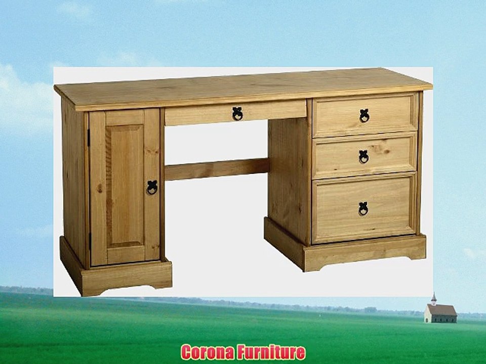 Mercer's Furniture Corona Straight Computer Desk Pine