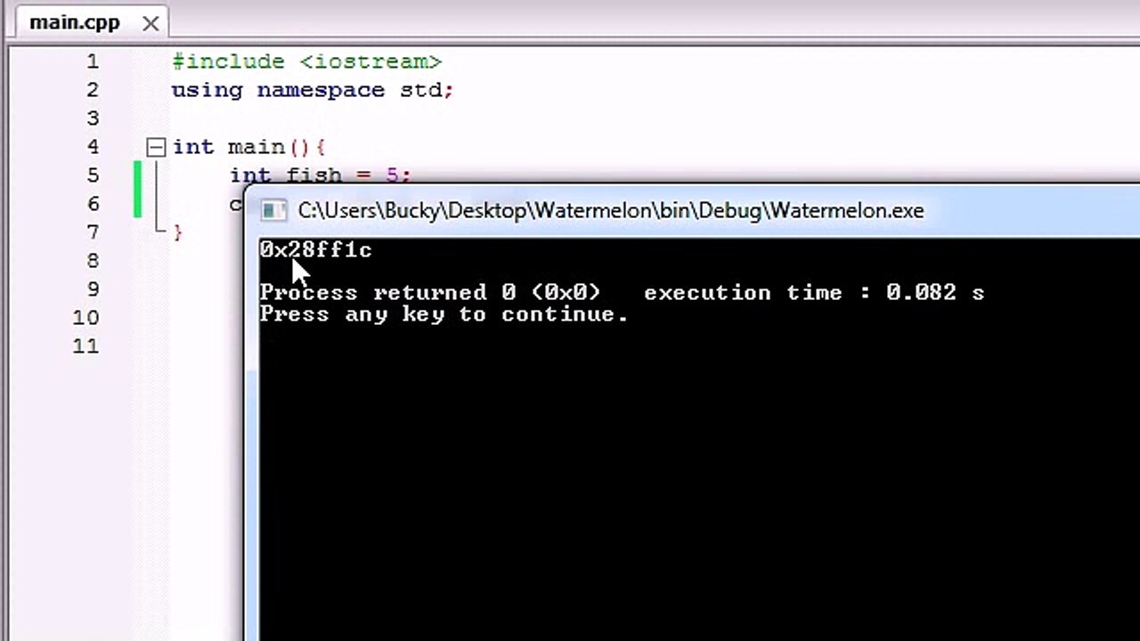 Buckys C++ Programming Tutorials - 38 - Introduction to Pointers
