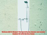 Methven WCTS Waipori Thermostatic Bar Shower and Satinjet Handset Kit with Chrome Finish