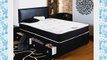 Hf4You 4Ft6 Double Divan Bed With Mattress.22Cm Deep! - No Storage - Cream Faux Leather Headboard
