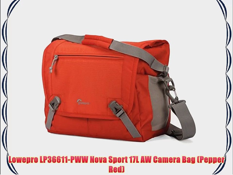 Lowepro LP36611-PWW Nova Sport 17L AW Camera Bag (Pepper Red)