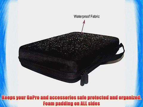 Oldelf Portable Shockproof Waterproof Travel Storage Protective Carry Case Bag for Gopro Hero