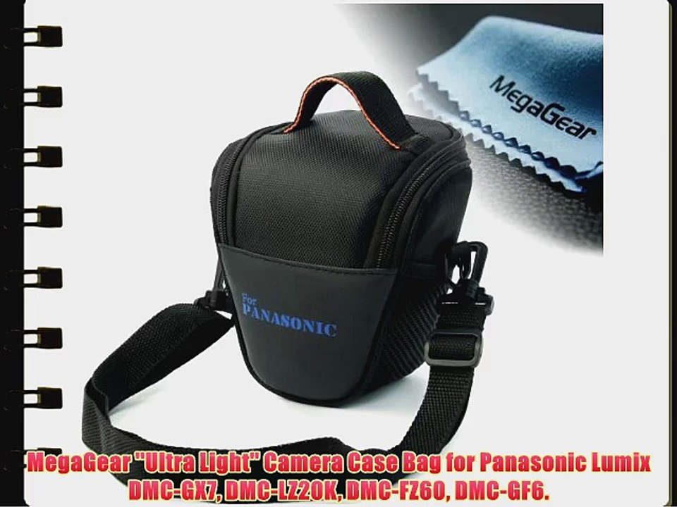 MegaGear ''Ultra Light'' Camera Case Bag for Panasonic Lumix DMC-GX7 DMC-LZ20K DMC-FZ60 DMC-GF6.