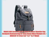 MOACC BBK Series DSLR Slr Camera Canvas Shoulder Bag Backpack Rucksack Bag for Sony Canon Nikon