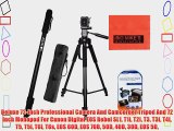 Deluxe 72-inch Professional Camera And Camcorder Tripod And 72 Inch Monopod For Canon Digital
