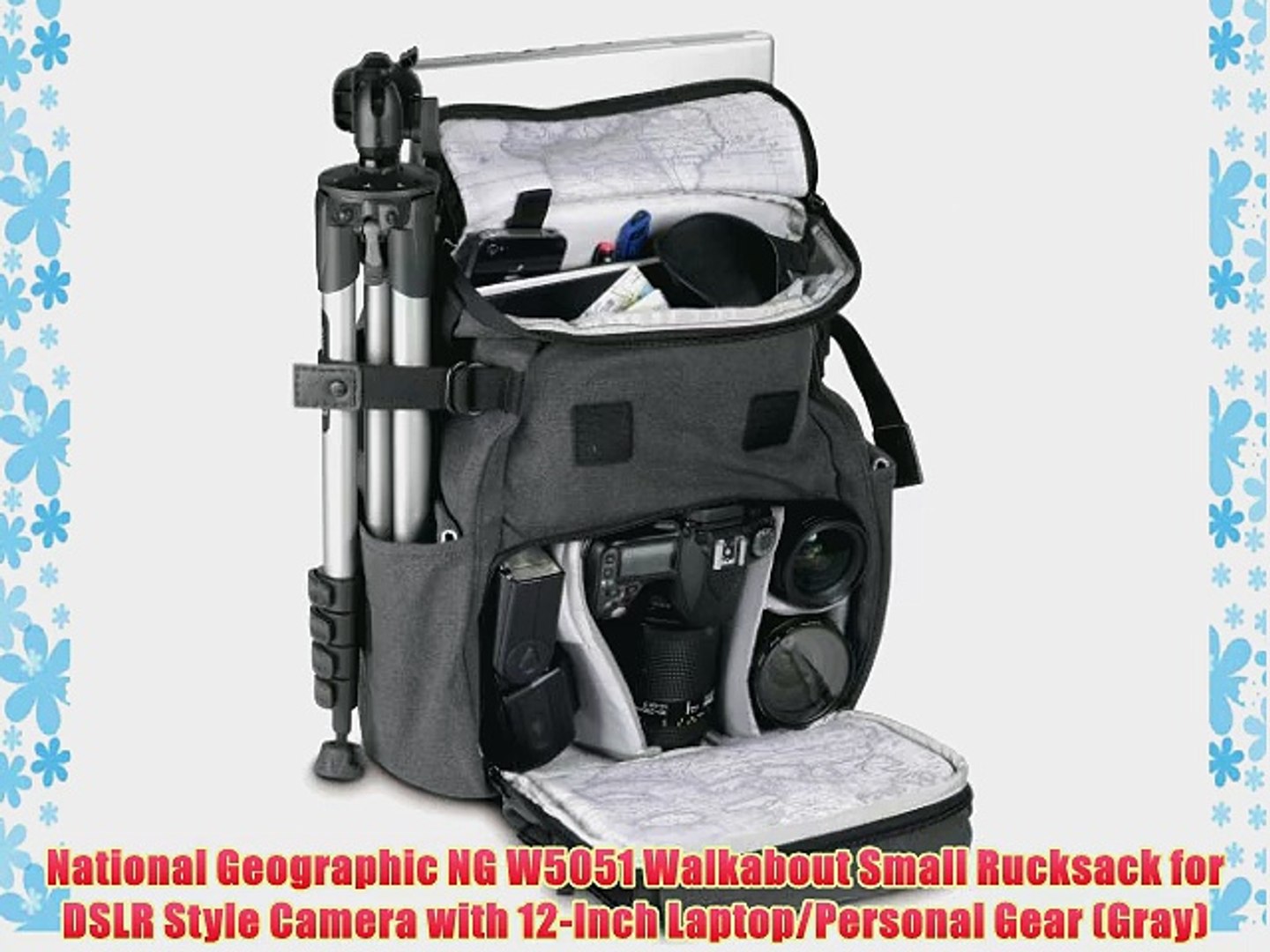 National Geographic NG W5051 Walkabout Small Rucksack for DSLR Style Camera  with 12-Inch Laptop/Personal - video Dailymotion