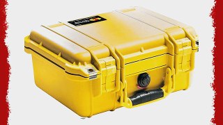 Pelican 1400 Small 13x11x6in Protector Waterproof Carry Case Yellow No 1400-001-240