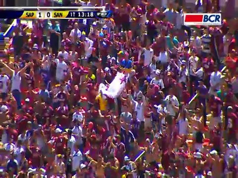 Gol - Saprissa 2 - Santos 0