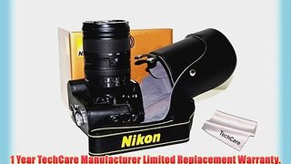 TechCare Ever Ready Protective Leather Camera Case Bag for Nikon D7000 D5300 D5200 Digital