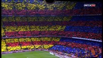 Le tifo des supporters du Barça (22-03-2015)