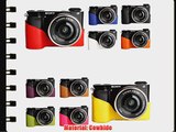 10 Colors! Handmade Genuine Camera Half Leather Case Bag Cover for Sony A6000 ?6000(please