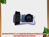 DicaPac WP110 5.7 x 3.7 Small Alfa Waterproof Digital Camera Case with Optical Lens (Clear)